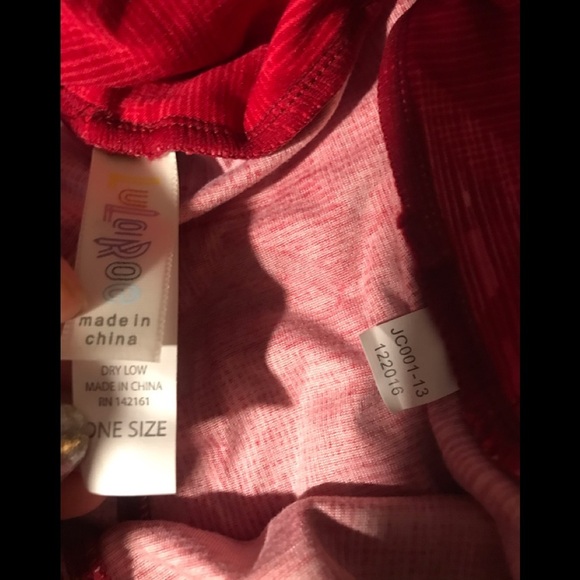 Lularoe LLR Valentine Leggings one size OS - Picture 3 of 4